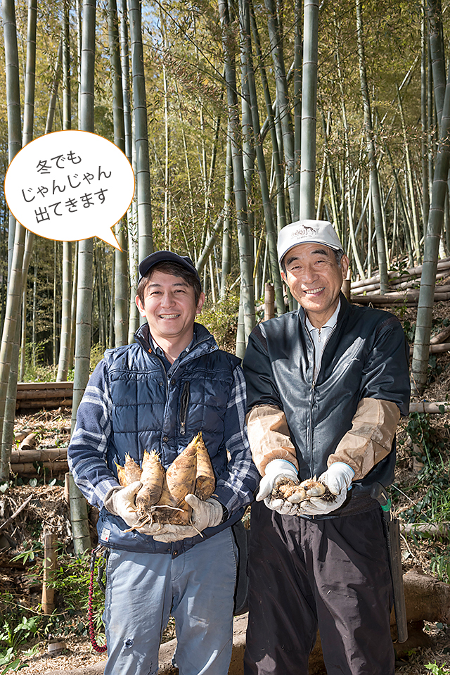 月刊 現代農業19年4月号 竹チップを全面に敷いて 冬に1kg4000円の白子タケノコ
